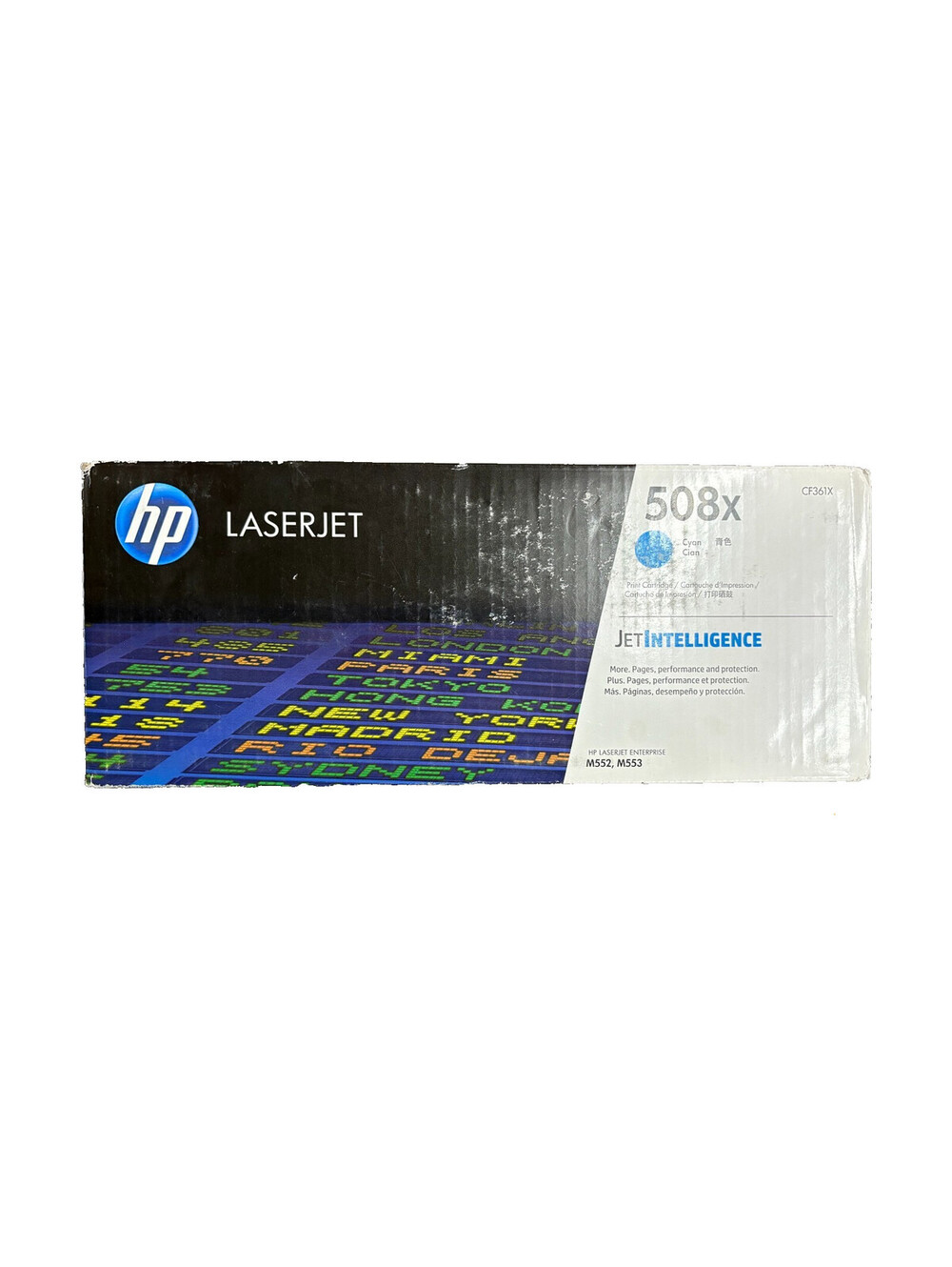 (A) Genuine HP 508X CF361X Cyan High Yield Toner M552 M553 M577